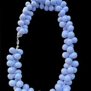 Vintage Lavender Beaded Necklace